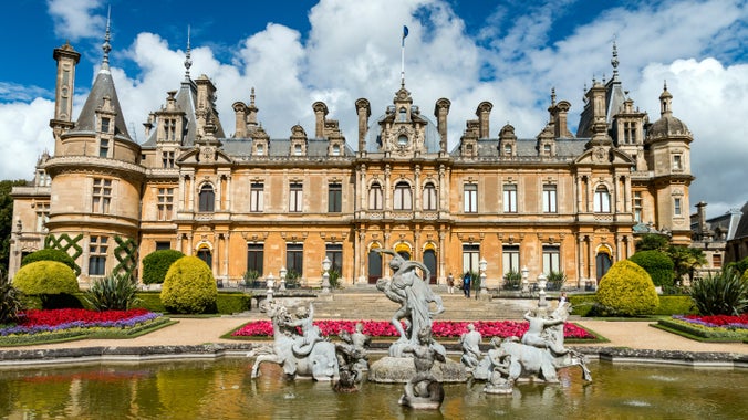 The south facade of Waddesdon Manor, Buckinghamshire